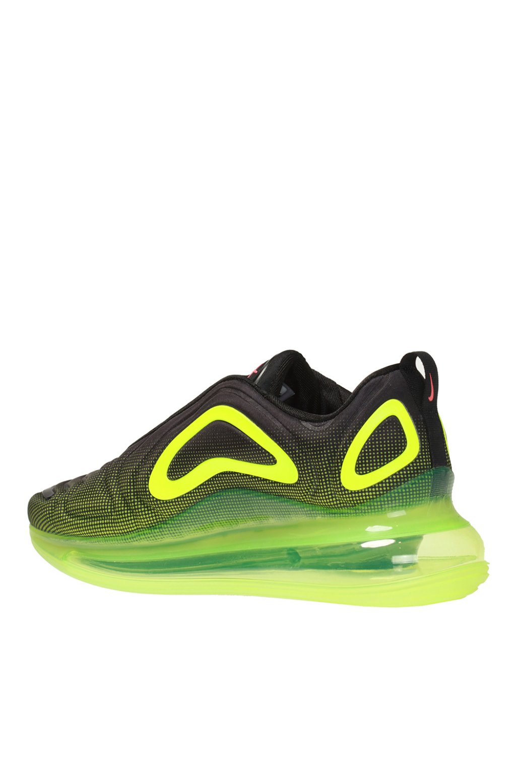 Nike air max 720 black/bright crimson/volt men's outlet shoe